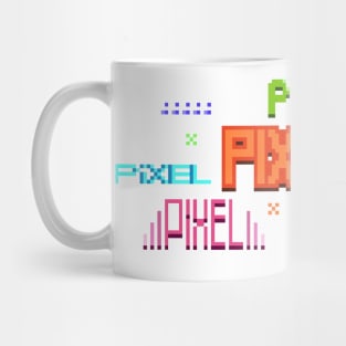 Pixel Text Mug